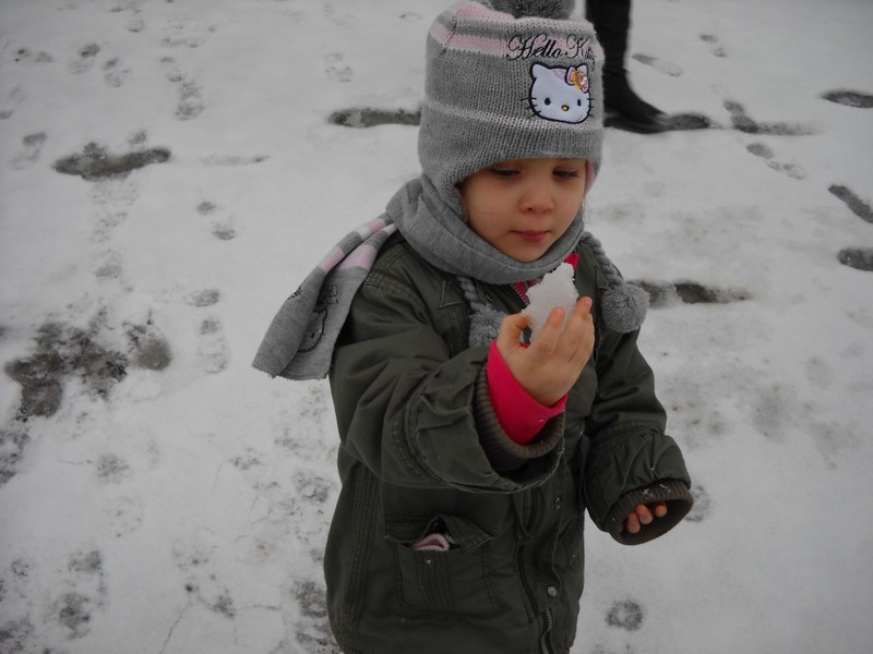 La neige à l'école