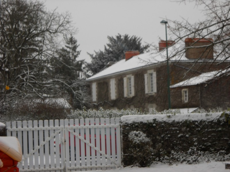 La neige à l'école