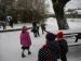 La neige à l'école