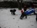 La neige à l'école