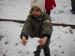 La neige à l'école